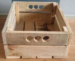 fruitkistje pallethout